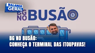 Rodrigo Vieira no Terminal das Itoupavas – BG no Busão mostra tudo de perto!