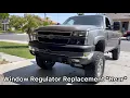 How To Replace Rear Window On A 03-06 Chevy Silverado