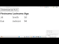 React js Project to Export HTML5 Table to Excel File Download it as Attachment in Browser Using JS
