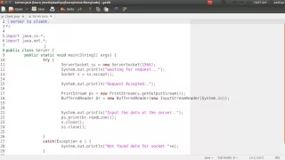 Java Programming Tutorial 48 - Socket Program to Pass message from Server to Client