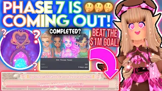 NEW PHASE 7 UPDATE IS COMPLETED COMING WHY WAS IT DELAYED ROBLOX Royale High Campus 3 Theory