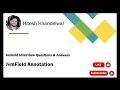 JvmField Annotation In Kotlin Android Interview Questions Answers