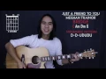 Download Lagu Just A Friend To You - Meghan Trainor Guitar Lesson Tutorial + Acoustic Cover