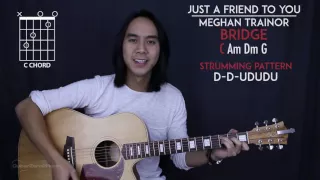 just a friend to you meghan trainor guitar lesson tutorial acoustic cover