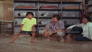 master anand acting like dr rajkumar vishnuvardhan and ambarish gowri ganesha kannada comedy