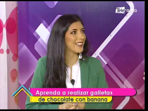 Aprenda a realizar galletas de chocolate con banana