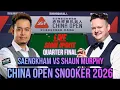 Noppon Saengkham Vs Shaun Murphy Quarter Finals 2026 China Open Snooker Live Score Update