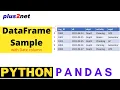 Pandas sample dataframe with Date time column and random values with incremental numbers