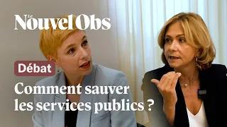 Services publics en danger : le débat entre Clémentine Autain et Valérie Pécresse