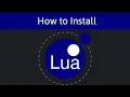 How to install Lua for windows 2022