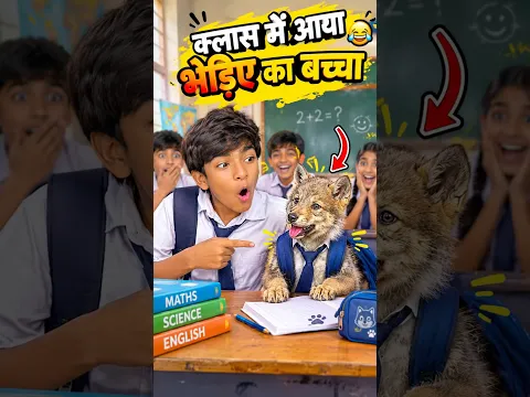 क्लास में आया भेड़िए का बच्चा😮   #memeanimation #noticias #loss #boss #funnyexpression #dialogue