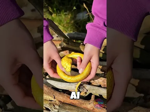 Is It a Snake or Just a Figment of Her Imagination? 😂🐍