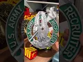 This recruiter badge is pretty dang fly But it s not available in white - only silver and green