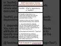 TestNG What is dependency in TestNG SDET Automation Testing Interview Questions Answers