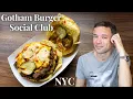 Eating at Gotham Burger Social Club Best Smash Burgers in NYC