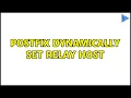 Postfix dynamically set Relay Host