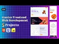 Build 5 Real World Projects Full Frontend Projects HTML CSS JAVASCRIPT Tutorial