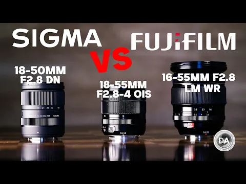 Sigma 18-50mm vs Fuji 16-55mm vs Fuji 18-55mm