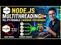Node js is NOT Single-Threaded Anymore Worker Threads Tutorial - FreeCodeStack