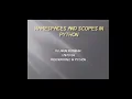 Namespaces scopes in python presentation ARUN KUAMARAN