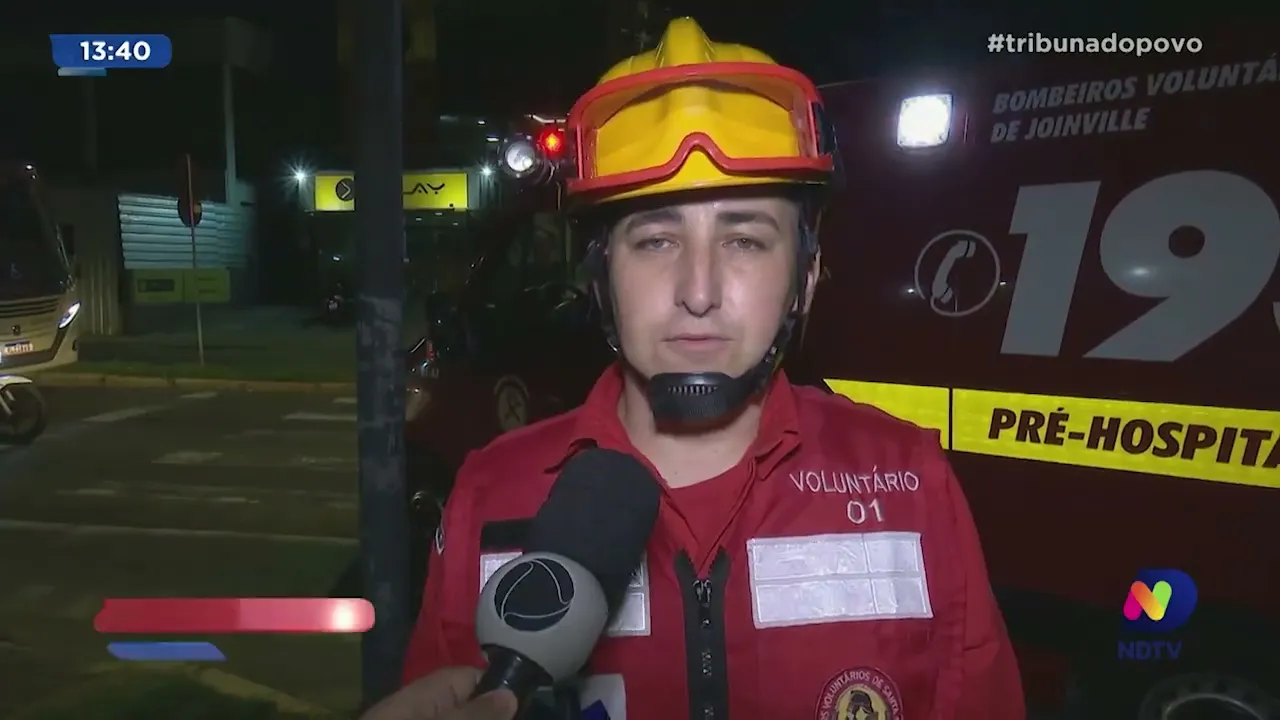 Joinville: acidente entre carro e bicicleta deixa ciclista ferido no Iririú