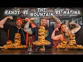 Iceland s Tallest Burger Challenge w The Mountain Hafthorjulius and KatinaEatsKilos