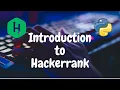 01 - Introduction to Hackerrank Hackerrank Solution Problem Solving