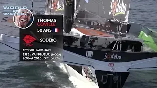 WoW Route Du Rhum Report #6  Race Start 04 11 18 See the BIG BOATS Fly but Gales to come