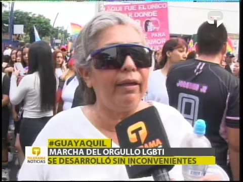 Marcha del orgullo LGBTI se desarrolló sin inconvenientes