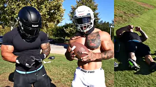 NFL MOBILITY TEST GONE WRONG (torn calf)
