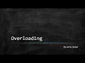 Polymorphism in Java Overloading Static Polymorphism Early Binding Compile Time Polymorphism