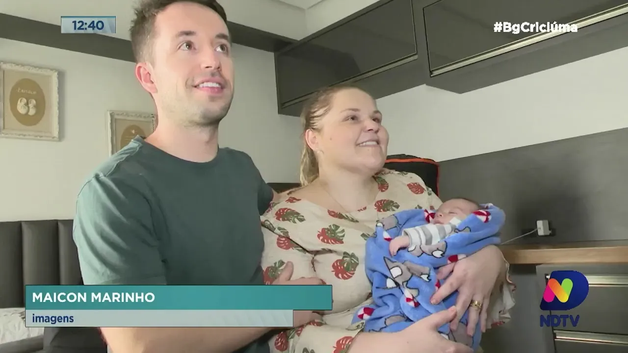 Imunizado: bebê nasce com anticorpos do Coronavírus, em Tubarão