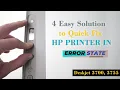 HP Deskjet 2700 3700 3755 and 3772 - Easy Method to Fix Printer in Error State