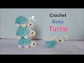 Crochet Turtle beginner friendly easy fast freetutorial