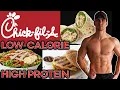 Top 6 LOW Calorie HIGH Protein CHICK FIL A menu items - EAT Fast Food LOSE Muscle