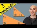 Special Right Triangles 30-60-90 45-45-90 3 Easy Methods Explained