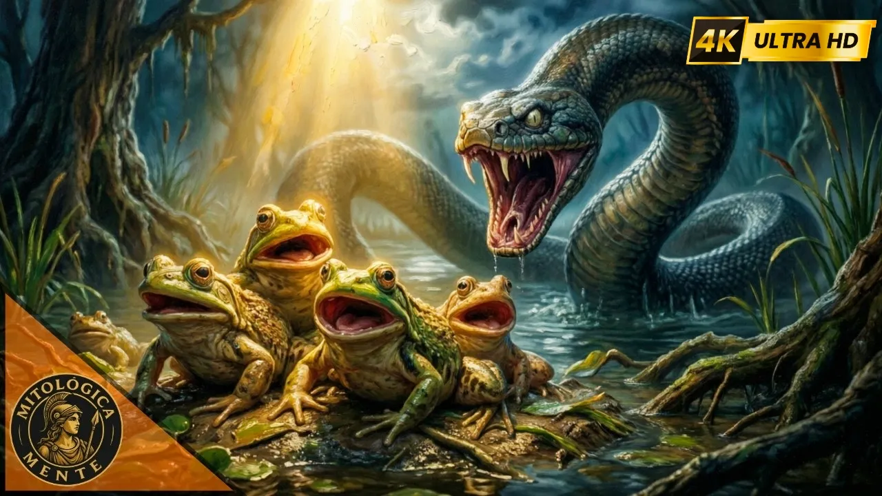 The Frogs asked for a King... and received a Tyrant! | Greek Mythology poster