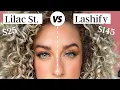 AT HOME LASH EXTENSIONS BATTLE LASHIFY VS LILAC ST
