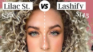 AT HOME LASH EXTENSIONS BATTLE LASHIFY VS LILAC ST