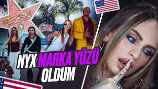 NYX Marka Yüzü Oldum! I AMERİKA VLOG I VOL.1