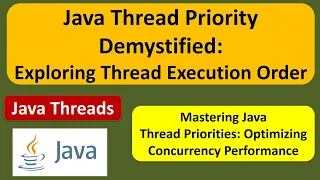 Java Thread Priority Demystified Exploring Thread Execution Order Java Threads