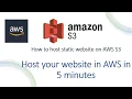 Download Lagu How to host a static website on AWS S3 | Host your static website on AWS S3 in 5 minutes