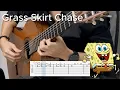 SpongeBob - Grass Skirt Chase (EASY Guitar Tab)