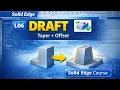 Solid Edge Draft Offset Tutorial Taper Feature Explained Solid Edge Course