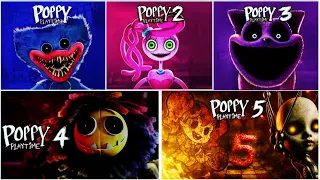 Poppy Playtime Chapter 1 2 3 4 5 FULL GAME Walkthrough ALL Endings No Commentary 4K 