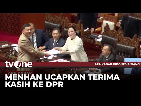 UU TNI Disahkan, Menteri Pertahanan Janji TNI Tidak akan Kecewakan Rakyat