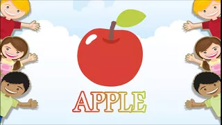 تعليم الانجليزية للأطفال   كلمات عربي انجليزي   بطريقة سهلة ورائعة   تفاحة       دندنها