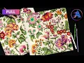 There are never too many flowers in WORLD OF FLOWERS Coloring Book Johanna Basford Prismacolor