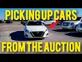 HOW WE PICK UP CARS FROM MANHEIM AUTO AUCTION AFTER WE BUY THEM ONLINE EASY RINSE AND REPEAT PROCESS
