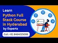 Python Full Stack Course Demo Full Stack Python Course in Hyderabad ELearn InfoTech